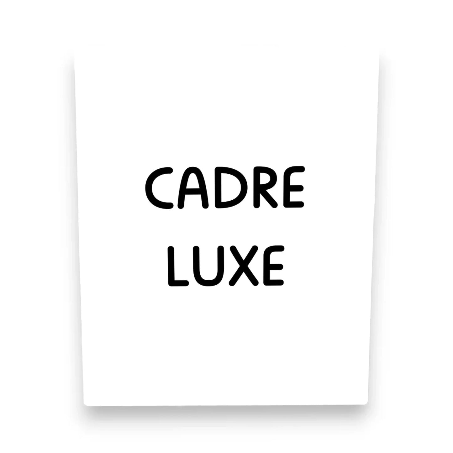 Cadre luxe