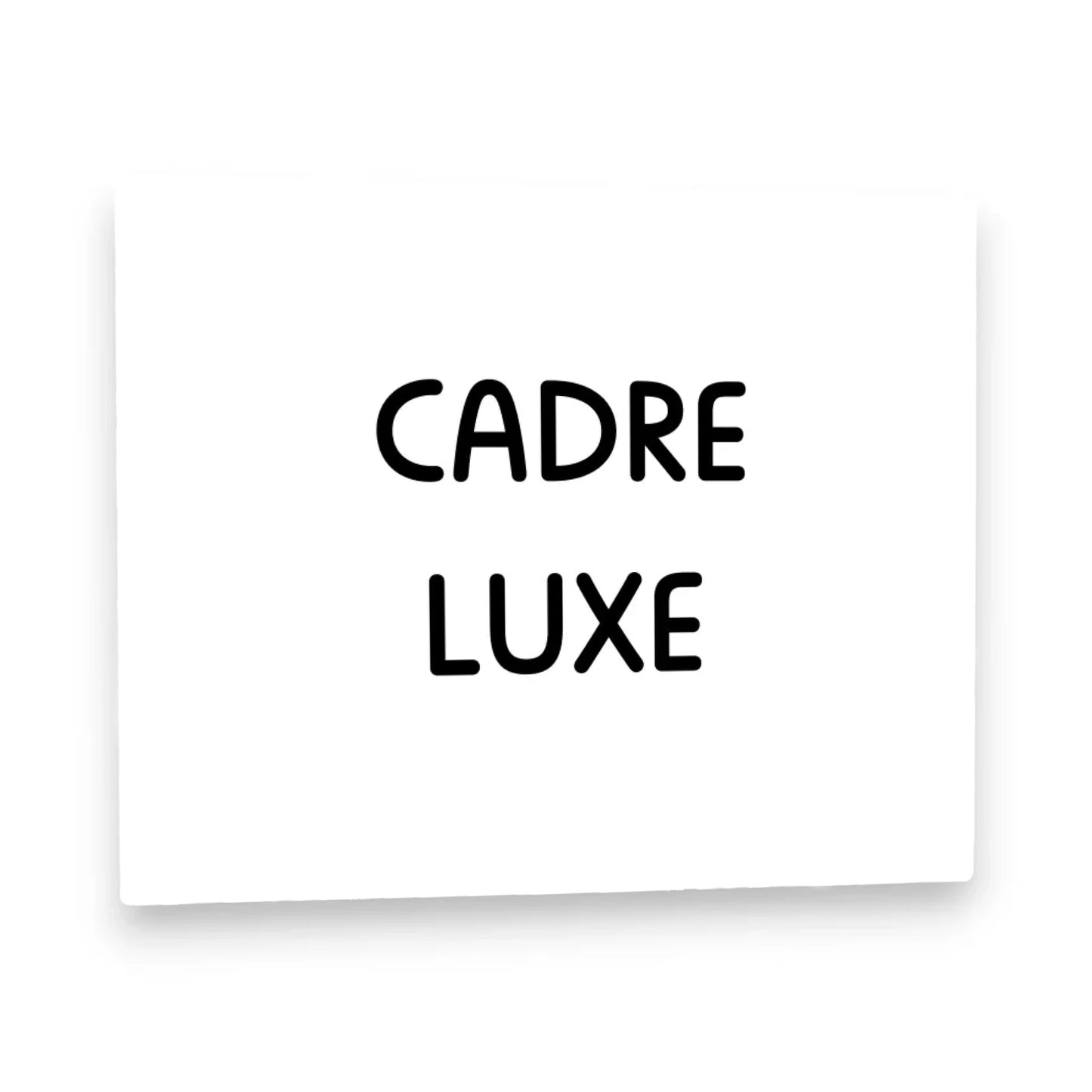 Cadre luxe