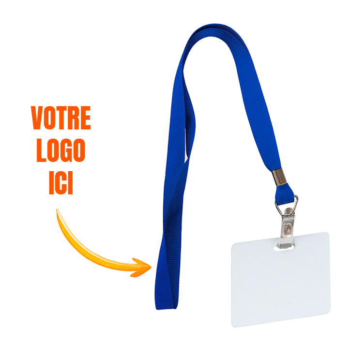 Badge avec tour de cou personnalisé
