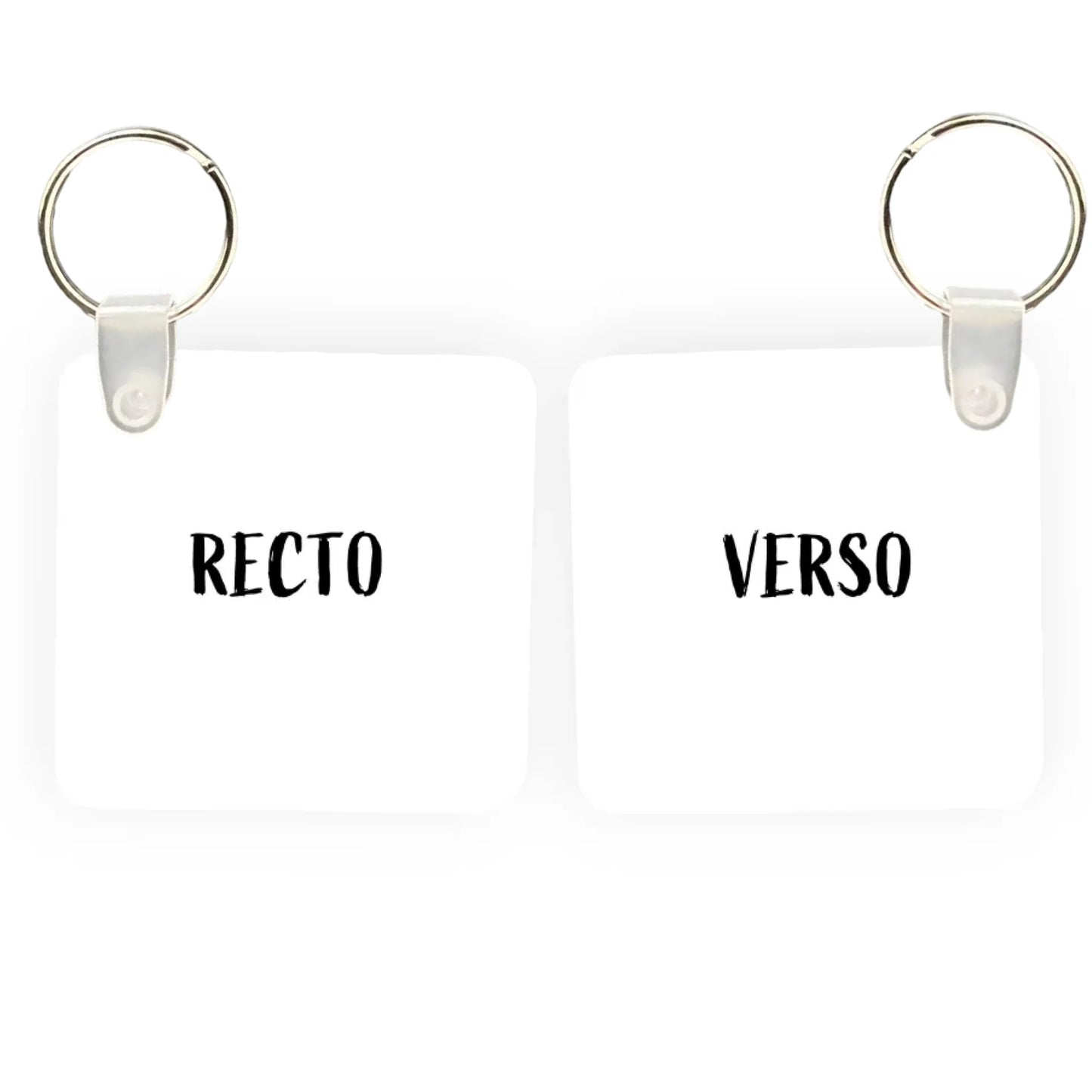 Porte-clés personnalisé recto verso