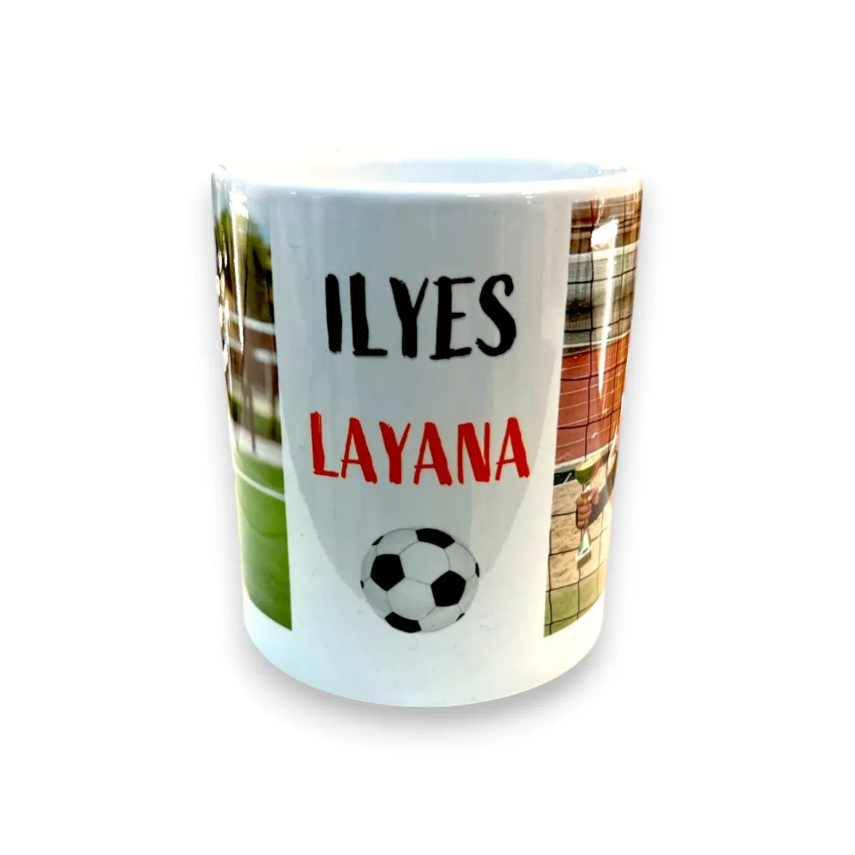 Mug foot personnalisé avec photo – vue détaillée