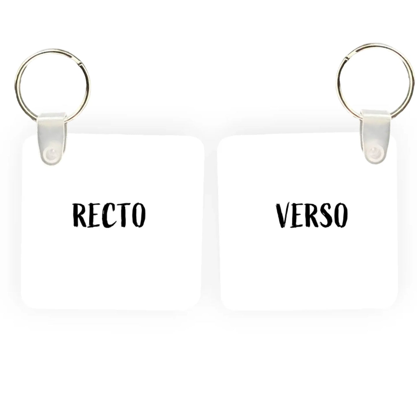 Personalized Double-Sided Photo Keychain