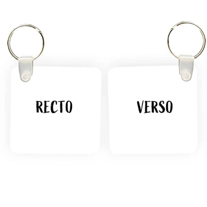 Personalized Double-Sided Photo Keychain