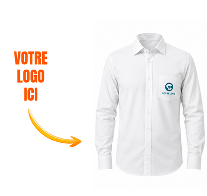 Chemise homme personnalisée avec poche