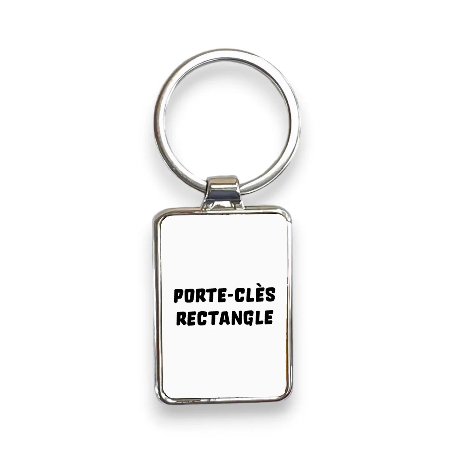 Personalized Rectangle  Keychain