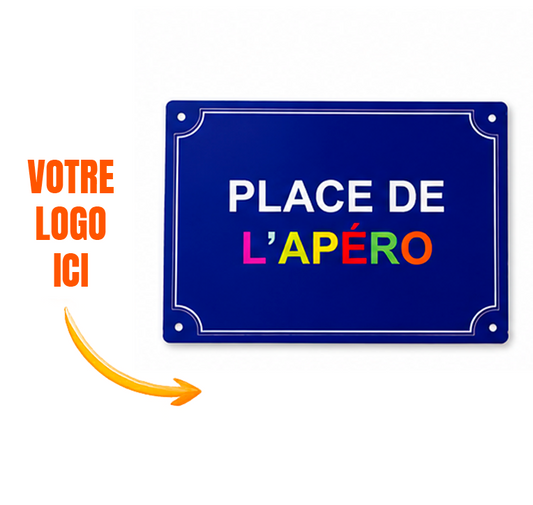 Plaque de rue personnalisée en aluminium