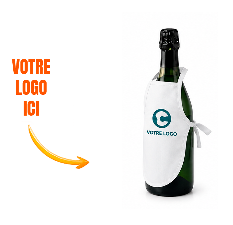 Mini-tablier de bouteille personnalisable