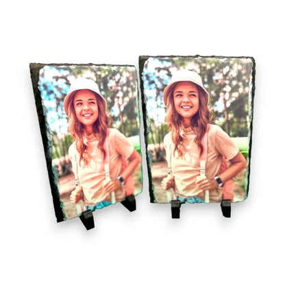 Personalized Natural Slate Photo 15x20