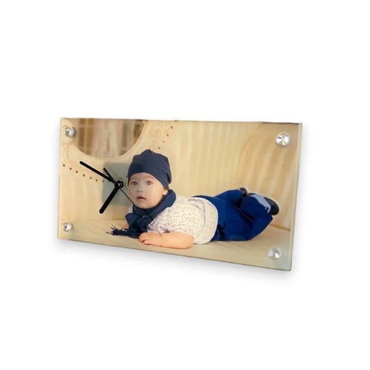 Personalized Panoramic Glass Clock