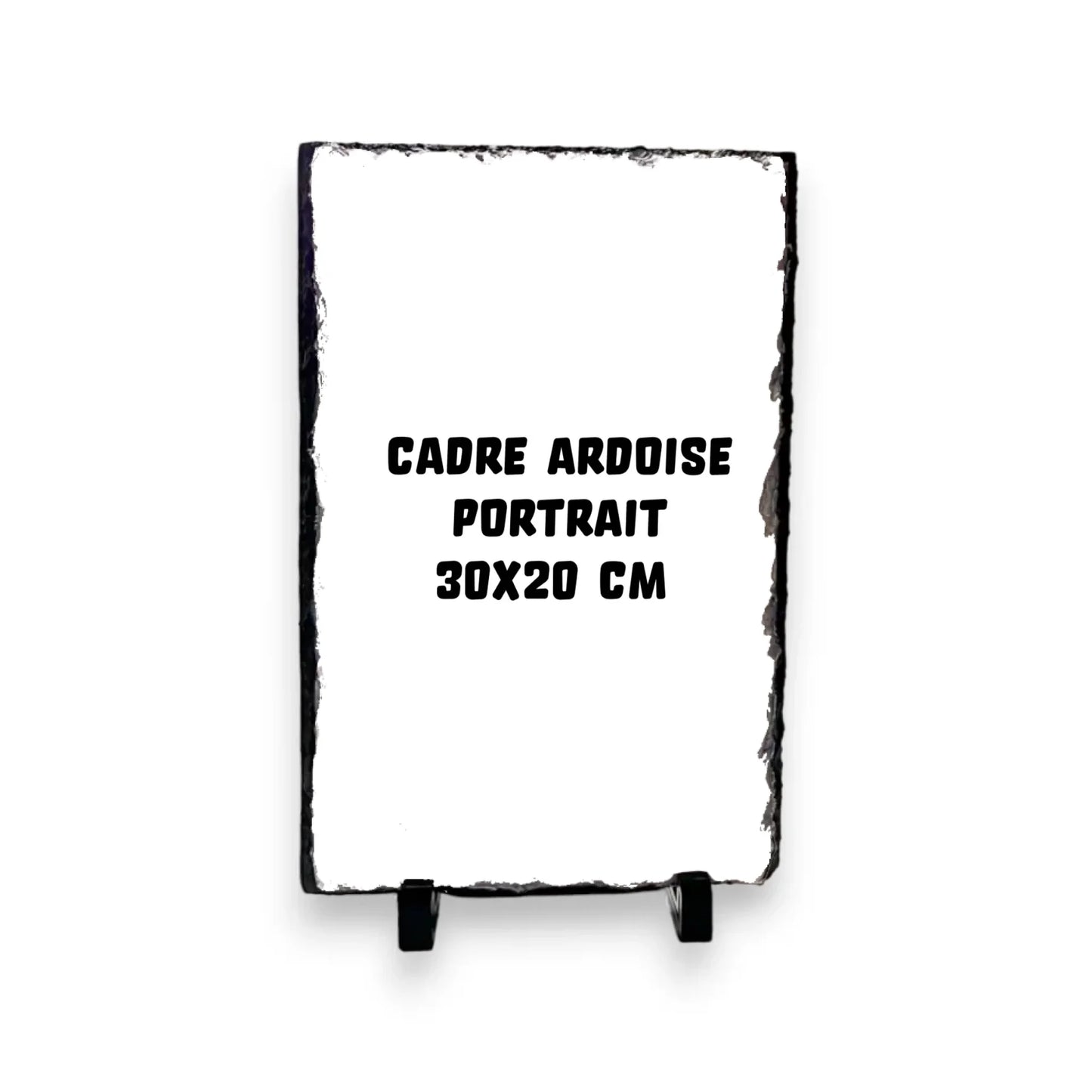 Personalized Natural Slate Photo 20x30