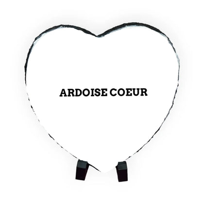 Personalized Heart Slate Photo
