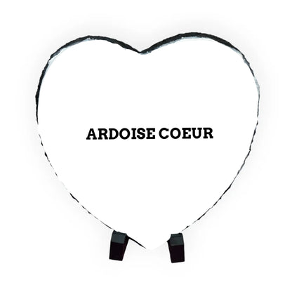 Ardoise cœur personnalisée