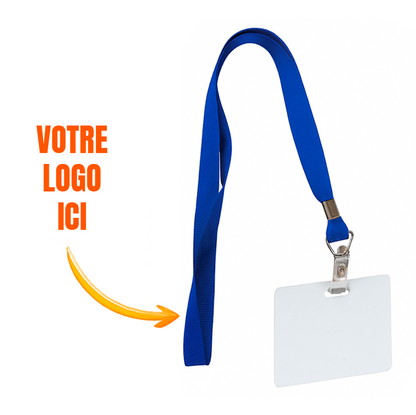 Badge avec tour de cou personnalisé