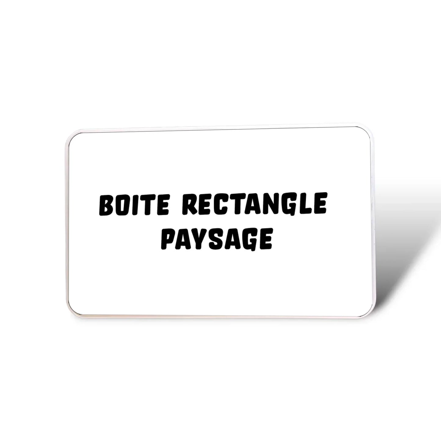 Boîte Repas Métallique Personnalisée