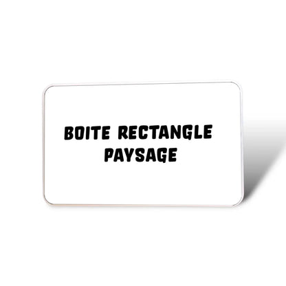 Boîte Repas Métallique Personnalisée