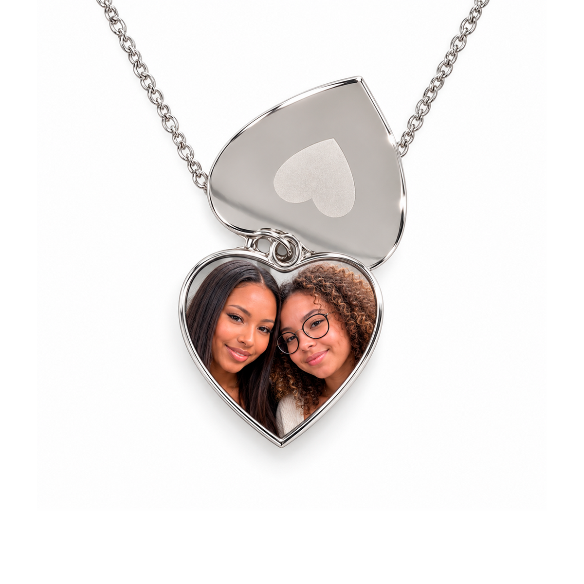 Collier cœur personnalisé avec photo – Youkka