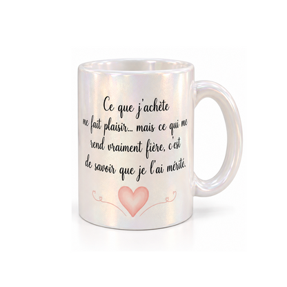 Mug nacré brillant personnalisé photo – Youkka