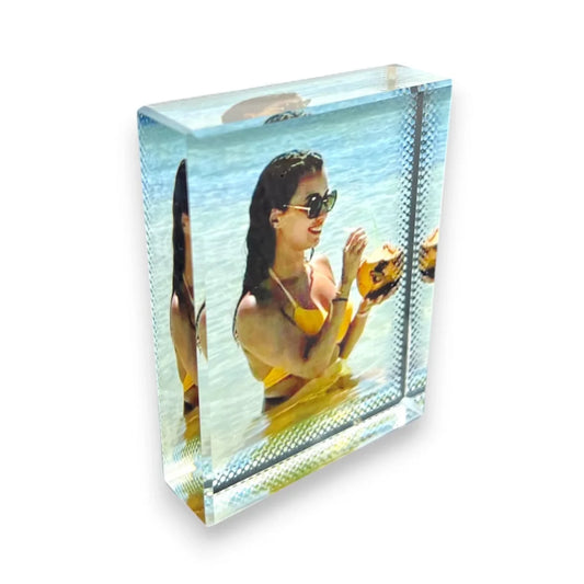 Personalized Crystal Photo Block