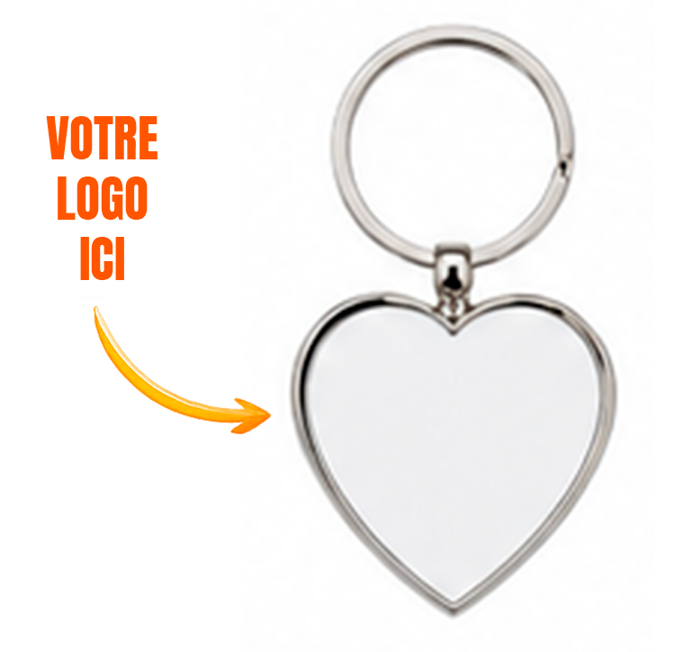 Porte-clé personnalisé métal luxe