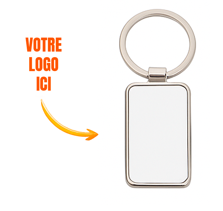 Porte-clé personnalisé métal luxe
