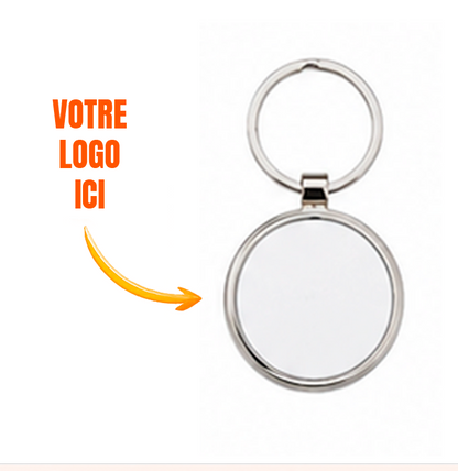 Porte-clé personnalisé métal luxe