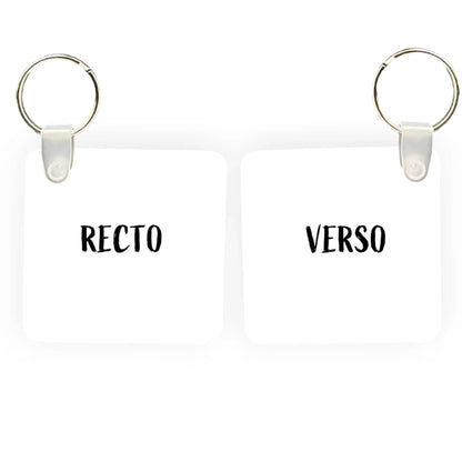 Porte-clés personnalisé recto verso