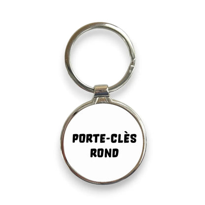 Porte-Clés Rond Personnalisé