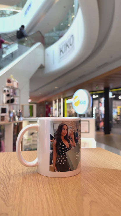 Mug nacré Personnalisé Photo et Texte