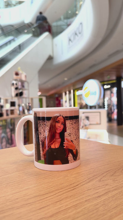 Mug blanc Personnalisé Photo et Texte